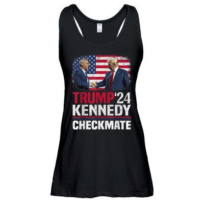 Trump Kennedy Checkmate 2024 Vote For Trump And Kennedy Ladies Essential Flowy Tank