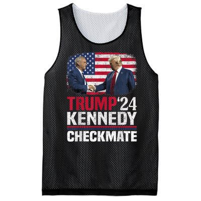 Trump Kennedy Checkmate 2024 Vote For Trump And Kennedy Mesh Reversible Basketball Jersey Tank