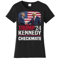 Trump Kennedy Checkmate 2024 Vote For Trump And Kennedy Women's T-Shirt