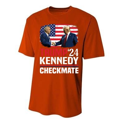 Trump Kennedy Checkmate 2024 Vote For Trump And Kennedy Performance Sprint T-Shirt