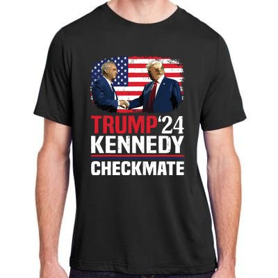 Trump Kennedy Checkmate 2024 Vote For Trump And Kennedy Adult ChromaSoft Performance T-Shirt