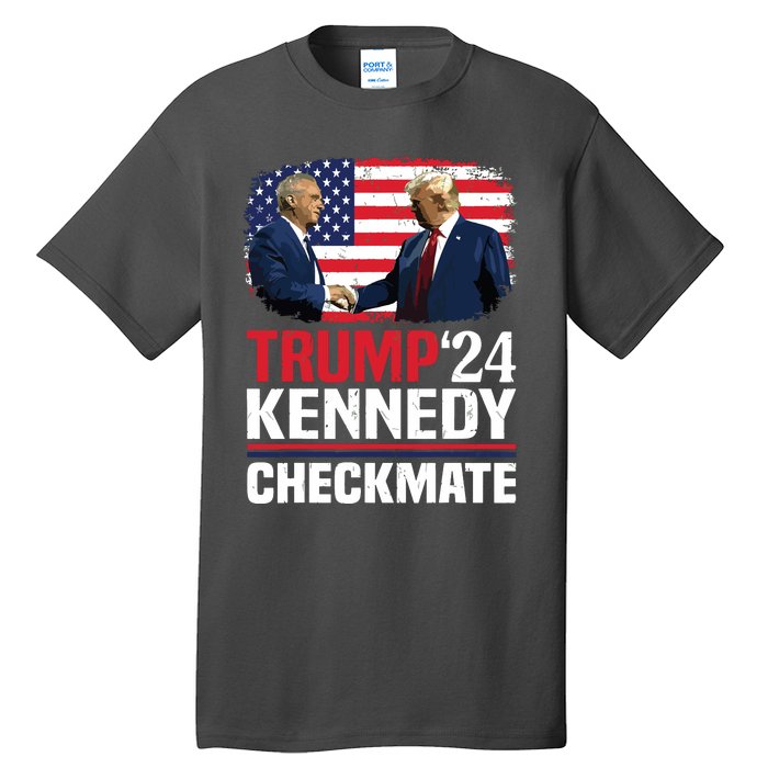 Trump Kennedy Checkmate 2024 Vote For Trump And Kennedy Tall T-Shirt