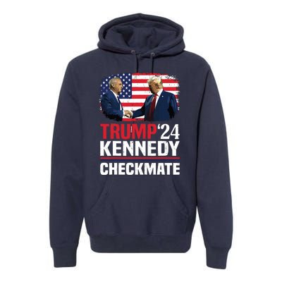 Trump Kennedy Checkmate 2024 Vote For Trump And Kennedy Premium Hoodie