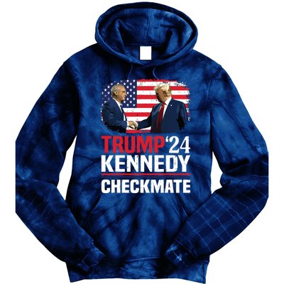 Trump Kennedy Checkmate 2024 Vote For Trump And Kennedy Tie Dye Hoodie