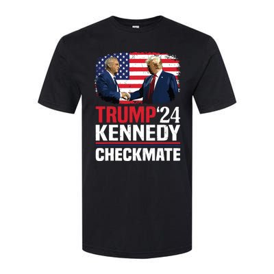 Trump Kennedy Checkmate 2024 Vote For Trump And Kennedy Softstyle CVC T-Shirt