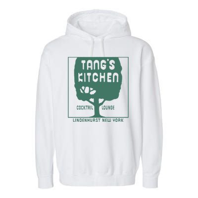 Tangs Kitchen Cocktail Lounge Lindenhurst New York Garment-Dyed Fleece Hoodie