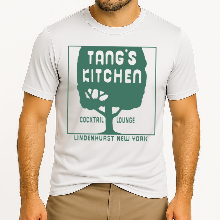 Tangs Kitchen Cocktail Lounge Lindenhurst New York Cooling Performance Crew T-Shirt