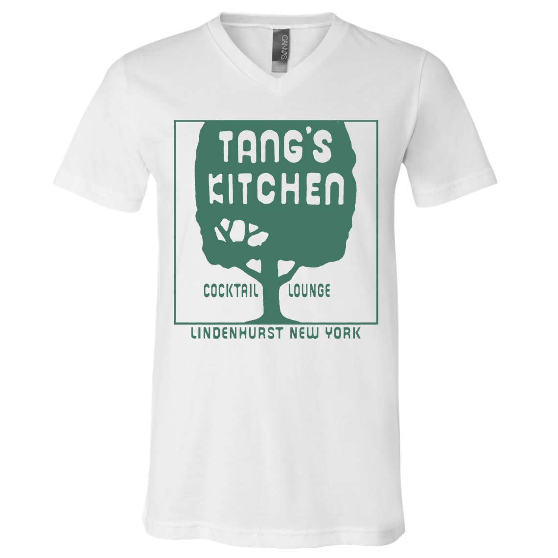Tangs Kitchen Cocktail Lounge Lindenhurst New York V-Neck T-Shirt