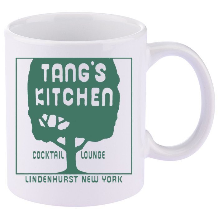 Tangs Kitchen Cocktail Lounge Lindenhurst New York 11oz C Handle Ceramic Mug