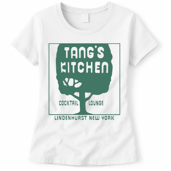 Tangs Kitchen Cocktail Lounge Lindenhurst New York Womens T-Shirt