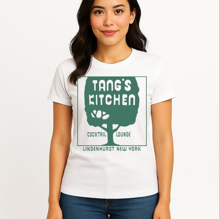 Tangs Kitchen Cocktail Lounge Lindenhurst New York Womens T-Shirt