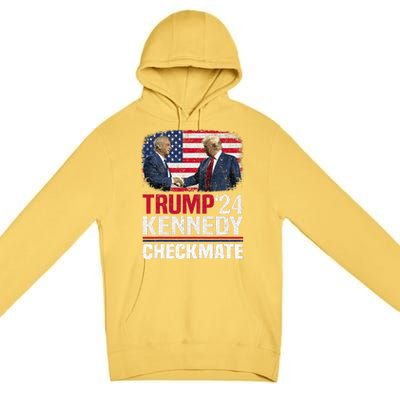 Trump Kennedy Checkmate 2024 Vote For Trump And Kennedy Premium Pullover Hoodie