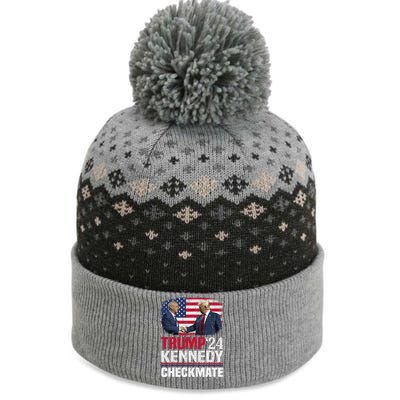 Trump Kennedy Checkmate 2024 Vote For Trump And Kennedy The Baniff Cuffed Pom Beanie