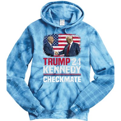 Trump Kennedy Checkmate 2024 Vote For Trump And Kennedy Tie Dye Hoodie