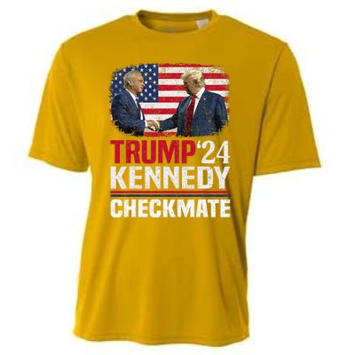 Trump Kennedy Checkmate 2024 Vote For Trump And Kennedy Cooling Performance Crew T-Shirt