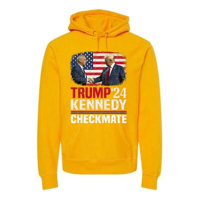 Trump Kennedy Checkmate 2024 Vote For Trump And Kennedy Premium Hoodie