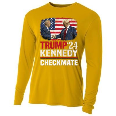 Trump Kennedy Checkmate 2024 Vote For Trump And Kennedy Cooling Performance Long Sleeve Crew