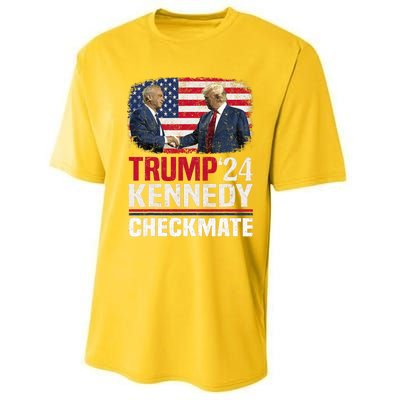 Trump Kennedy Checkmate 2024 Vote For Trump And Kennedy Performance Sprint T-Shirt