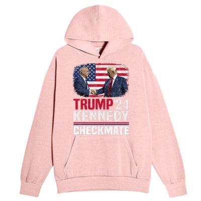 Trump Kennedy Checkmate 2024 Vote For Trump And Kennedy Urban Pullover Hoodie