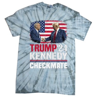 Trump Kennedy Checkmate 2024 Vote For Trump And Kennedy Tie-Dye T-Shirt