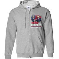 Trump Kennedy Checkmate 2024 Vote For Trump And Kennedy Full Zip Hoodie