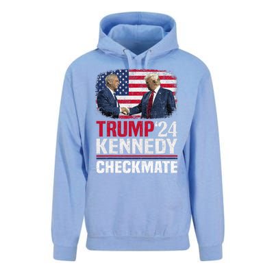 Trump Kennedy Checkmate 2024 Vote For Trump And Kennedy Unisex Surf Hoodie