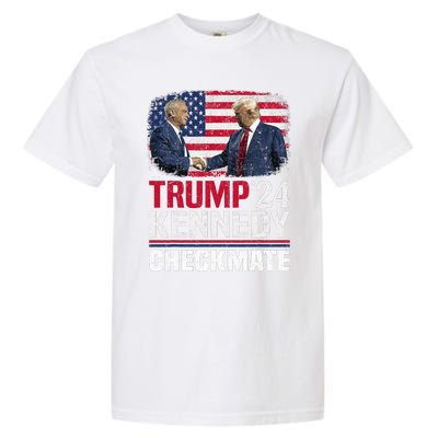 Trump Kennedy Checkmate 2024 Vote For Trump And Kennedy Garment-Dyed Heavyweight T-Shirt