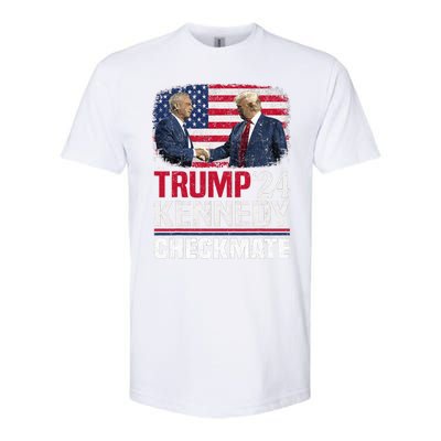 Trump Kennedy Checkmate 2024 Vote For Trump And Kennedy Softstyle CVC T-Shirt