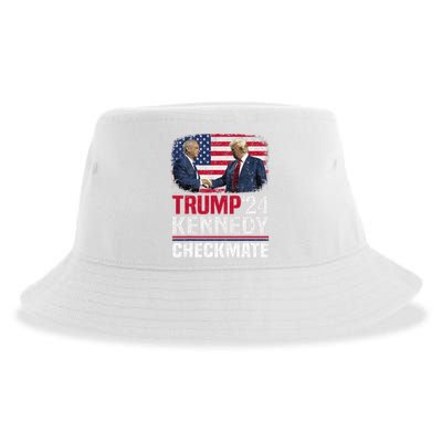 Trump Kennedy Checkmate 2024 Vote For Trump And Kennedy Sustainable Bucket Hat