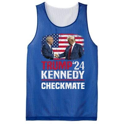 Trump Kennedy Checkmate 2024 Mesh Reversible Basketball Jersey Tank