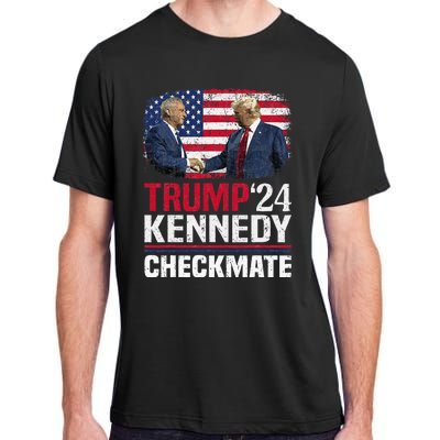 Trump Kennedy Checkmate 2024 Vote For Trump And Kennedy Adult ChromaSoft Performance T-Shirt