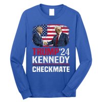 Trump Kennedy Checkmate 2024 Vote For Trump And Kennedy Long Sleeve Shirt