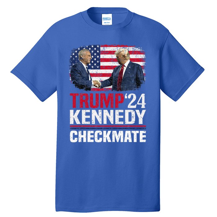 Trump Kennedy Checkmate 2024 Vote For Trump And Kennedy Tall T-Shirt