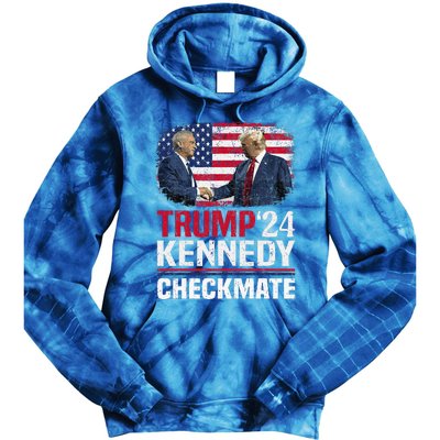 Trump Kennedy Checkmate 2024 Vote For Trump And Kennedy Tie Dye Hoodie