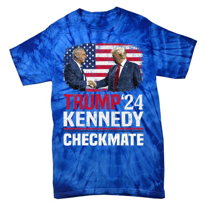 Trump Kennedy Checkmate 2024 Vote For Trump And Kennedy Tie-Dye T-Shirt