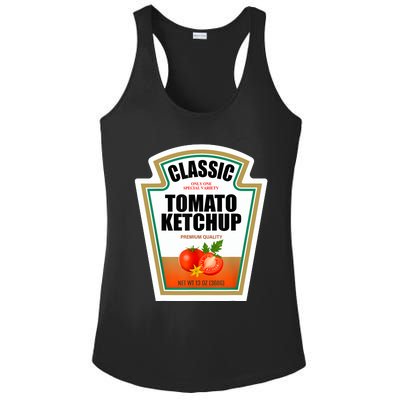 Tomato Ketchup Condiment Group Halloween Costume Ladies PosiCharge Competitor Racerback Tank