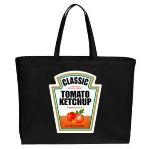 Tomato Ketchup Condiment Group Halloween Costume Cotton Canvas Jumbo Tote