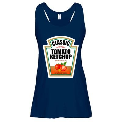 Tomato Ketchup Condiment Group Halloween Costume Ladies Essential Flowy Tank