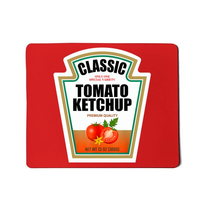 Tomato Ketchup Condiment Group Halloween Costume Mousepad