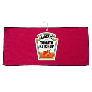 Tomato Ketchup Condiment Group Halloween Costume Large Microfiber Waffle Golf Towel