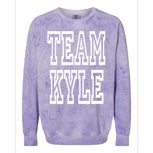 Team Kyle Clothing For People Who Like Kyle Colorblast Crewneck Sweatshirt