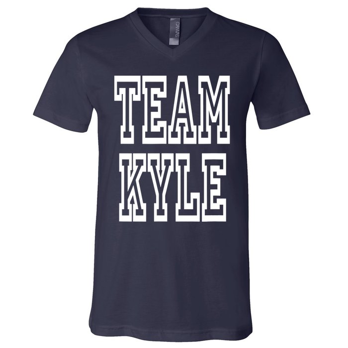 Team Kyle Clothing For People Who Like Kyle V-Neck T-Shirt