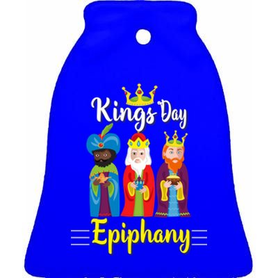 Three Kings Day Epiphany Celebration Christianity Gift Ceramic Bell Ornament