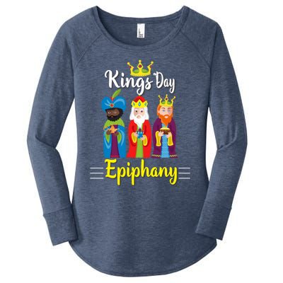 Three Kings Day Epiphany Celebration Christianity Gift Women's Perfect Tri Tunic Long Sleeve Shirt