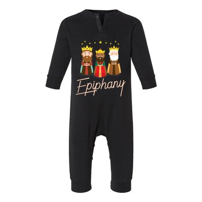 Three Kings Day Epiphany Celebration Cool Gift Christianity Infant Fleece One Piece