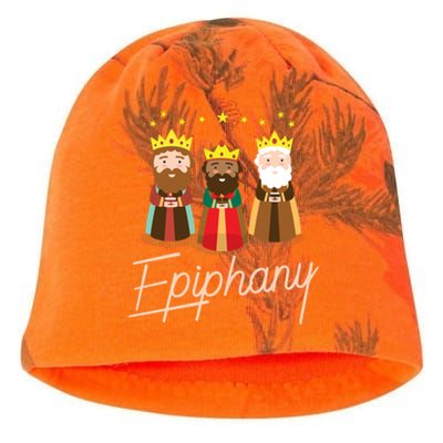 Three Kings Day Epiphany Celebration Cool Gift Christianity Kati - Camo Knit Beanie