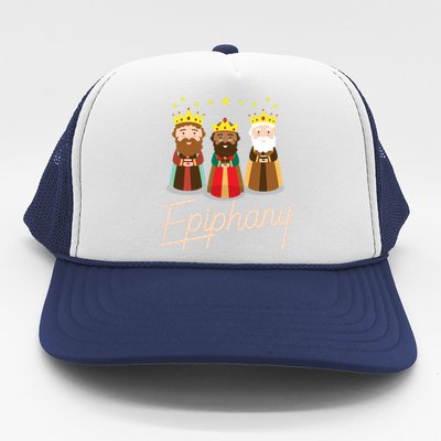 Three Kings Day Epiphany Celebration Cool Gift Christianity Trucker Hat