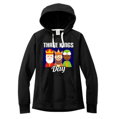 Three Kings Day Epiphany Gift Women's Fleece Hoodie