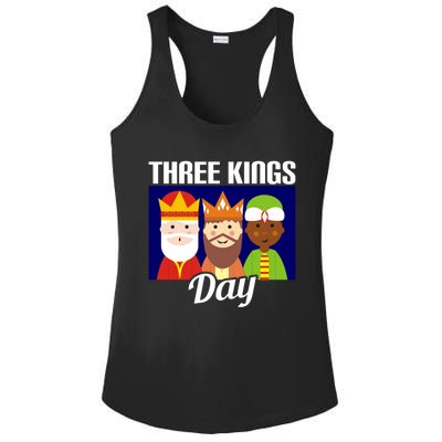 Three Kings Day Epiphany Gift Ladies PosiCharge Competitor Racerback Tank