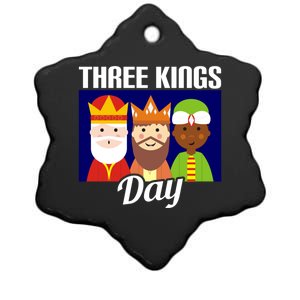 Three Kings Day Epiphany Gift Ceramic Star Ornament